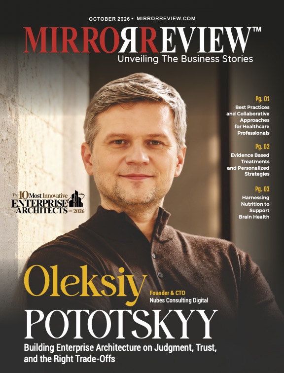 Mirror Review, October 2026: Oleksiy Pototskyy on the cover, named one of the 10 Most Innovative Enterprise Architects of 2026